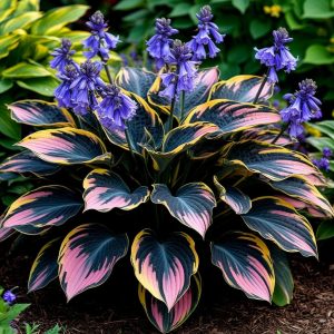 Хоста Пайн Эхо купить по цене от 699р. в интернет-магазине «Посадика» с доставкой почтой в в Черногорске и по всей России – [изображение №1].